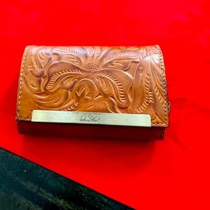 Patricia Nash tri fold wallet. Great condition, lots of room for credit card’s